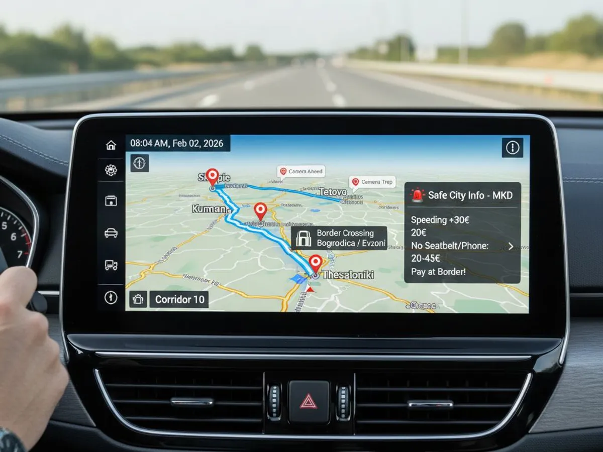 Macedonia de Nord a operaționalizat un sistem de monitorizare a traficului denumit „Safe City” - Foto: Facebook (Imagine cu rol ilustrativ)