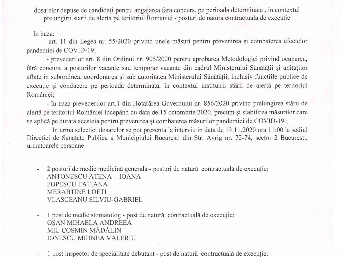 Sursa: DSP București