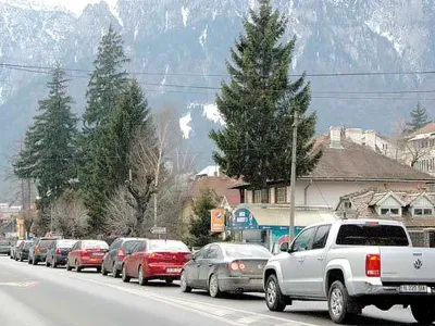 Haos, pe DN1 București - Brașov -- Foto: Mediafax