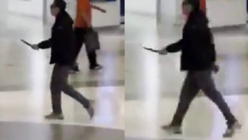 Atac furibund, în mall. Un bărbat a tăiat cu cuțitul 9 persoane și a călcat cu mașina alte 4 - Foto: Twitter