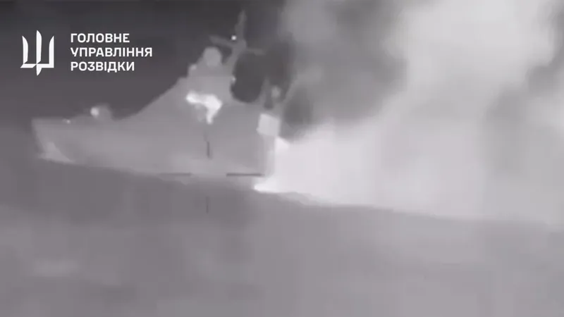 VIDEO Momentul când nava rusă de 60.000.000$ luptă cu drone ucrainene. Ajunge pe fundul Mării Negre - Foto: Profimedia Images