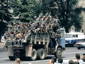 Mineriada din 13-15 iunie 1990, unul dintre momentele negre ale României, după Revoluție. Credit photo: Gulliver/Getty Images