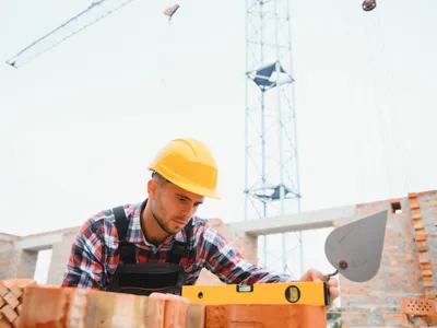 Bărbat care lucrează în construcții - Foto: Magnific.com (Imagine cu rol ilustrativ)