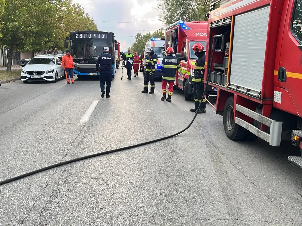 Accident la Craiova - Foto: ISU Dolj