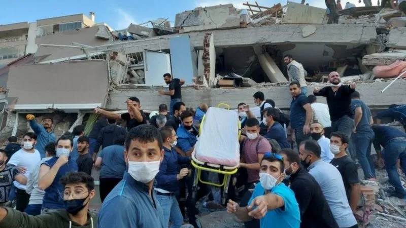 Cutremurul din Izmir/FOTO: REUTERS