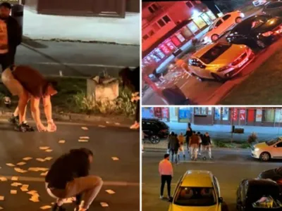 Motivul pentru care o femeie a aruncat mii de euro pe stradă, iar oamenii strângeau. De ce? - Foto: Captura de ecran