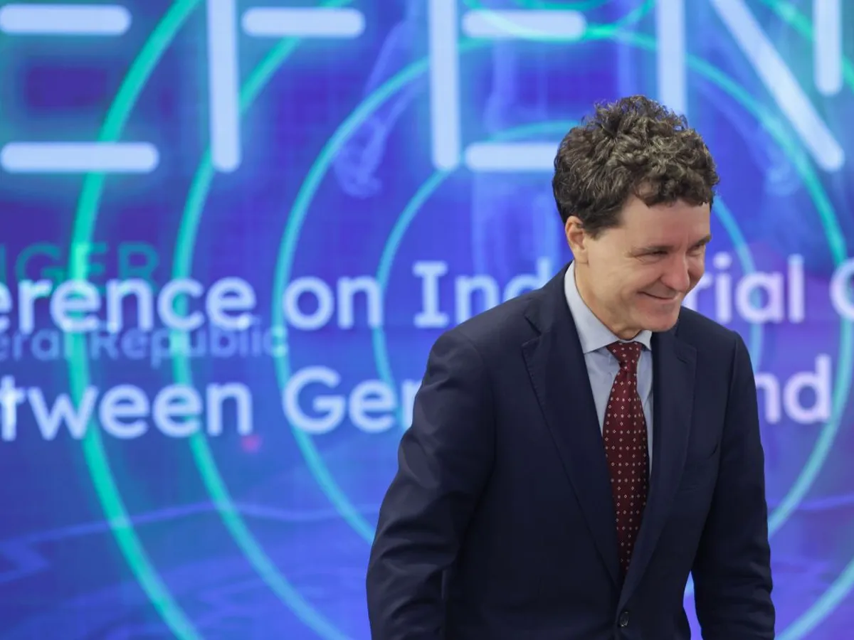 Nicuşor Dan, la o conferinţă interţări România - Germania - Foto: INQUAM PHOTOS/George Călin