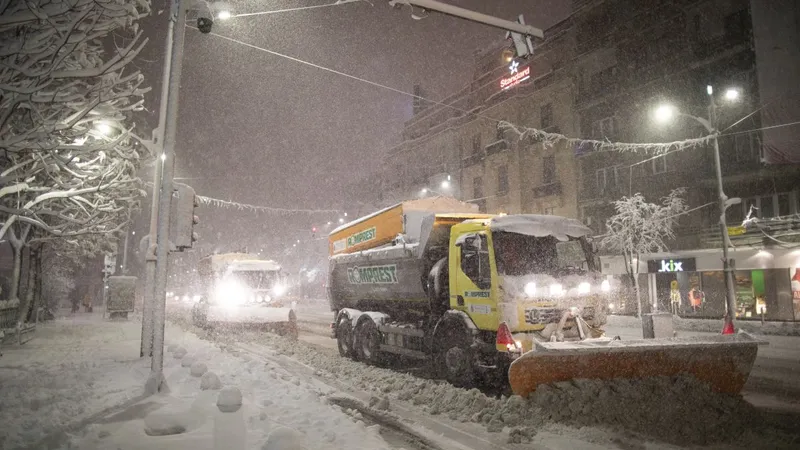 Sectorul 1 plătește de 18 ori mai mult pentru dezăpezire decât Cluj. Foto Inquam Photos/Alexandru Bușcă