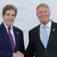 John Kerry și Iohannis - Foto: INQUAM Photos/ George Călin