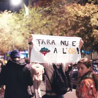 PROTEST  O repornire a exploatării de la Roșia Montană ar putea duce la noi proteste de stradă - Foto: INQUAM PHOTOS / George Calin