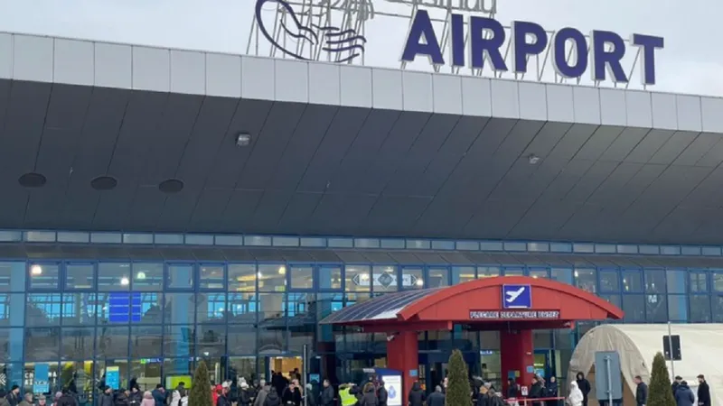 Aeroportul Internațional Chișinău- Foto: IGSU