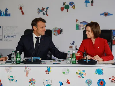 Macron și Maia Sandu Foto: Profimedia Images (rol ilsutrativ)
