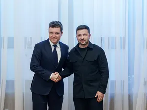 Nicuşor Dan a participat la Odesa la prima reuniune în format trilateral cu Rep. Moldova și Ucraina Foto: FAcebook/Nicusor Dan