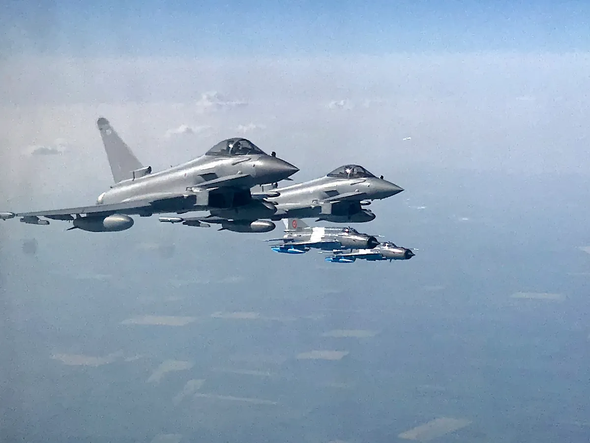 Aviația NATO și-a împărțit cerul alianței. Spania apără România de dronele Rusiei - Foto: Profimedia Images (imagine cu rol ilustrativ)