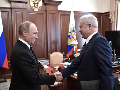 Putin și fondatorul Lukoil Alekperov - Foto: Profimedia Images