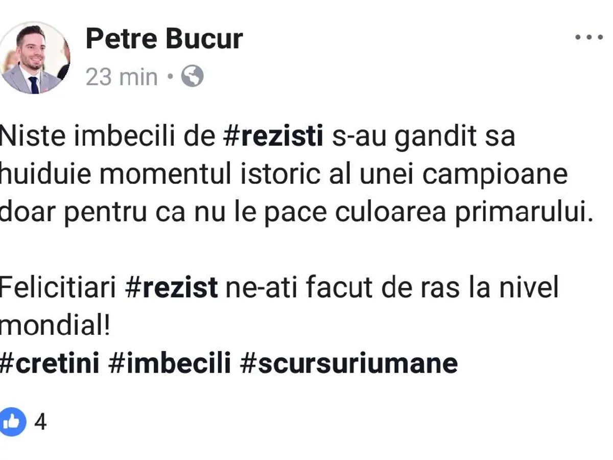 Mesajul ofițerului responsabil de pagina de facebook a MAI a rămas fără urmări