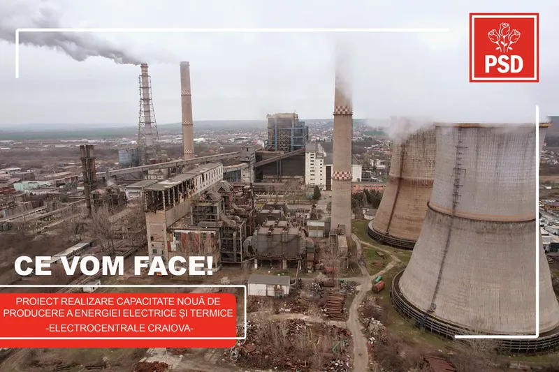 Baner publicitar din campania Olguței Vasilescu din 2024 - Foto: PSD Craiova