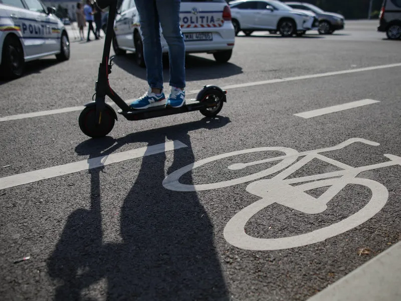 Sute de accidente grave din vina trotinetiștilor și bicicliștilor în 2021. / Foto: Inquam Photos / Octav Ganea