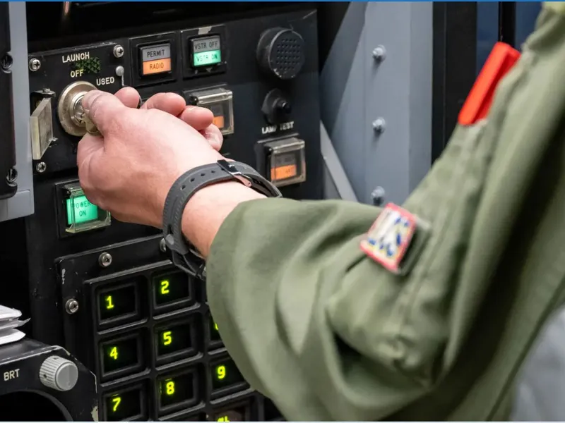 La bordul unui E-6B Mercury-Foto: USAF