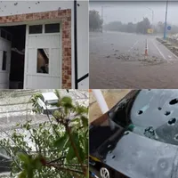 Dezastru în mai multe județe din țară, după codul roșu de ploi. Mașini avariate și acoperișuri rupte - Foto: Colaj