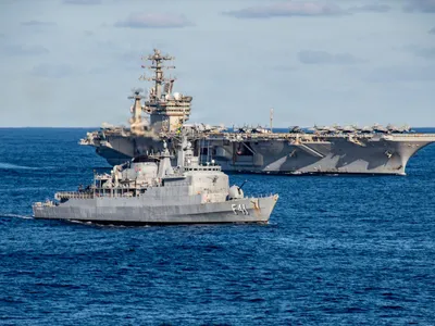 Grupul de luptă al portavionului USS Nimitz - Foto: Profimedia images