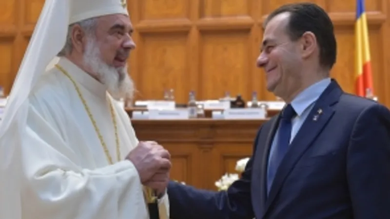 Patriarhul Daniel și premierul Ludovic Orban