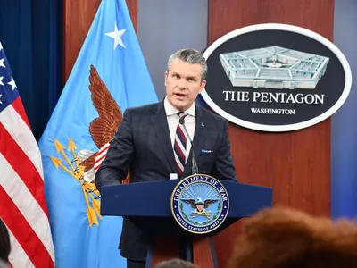 Secretarul american al apărării, Pete Hegseth - Foto: Profimedia images