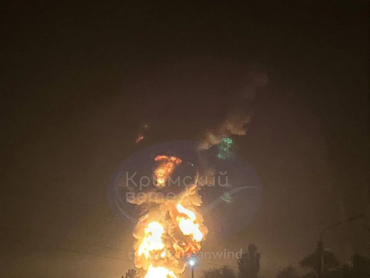 Depozite de petrol și trenuri-cisternă au fost lovite de Ucraina în Crimeea - Foto: Profimedia Images