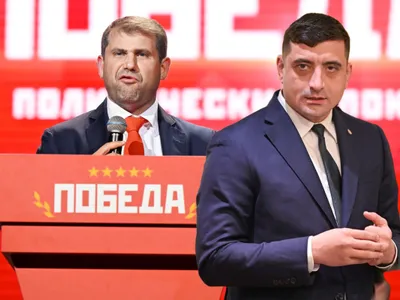 Ilan Șor și George Simion - Foto: Profimedia images