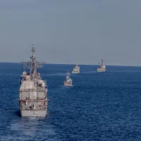 Vânătorul de mine al Marinei Italiene din clasa Gaeta ITS Viareggio - Foto: Profimedia Images