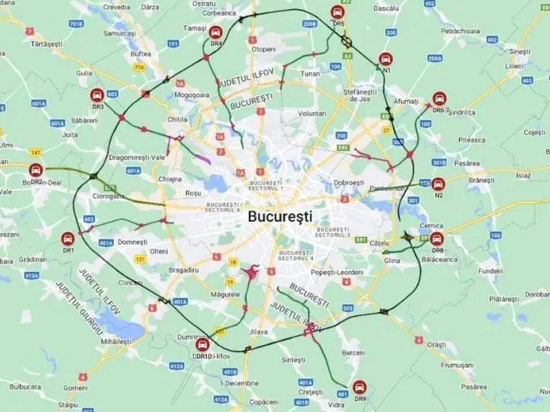 CNAIR a semnat finanțarea pentru drumurile orbitale ale Capitalei. Trebuiau să fie gata în 2023 - Foto: Facebook