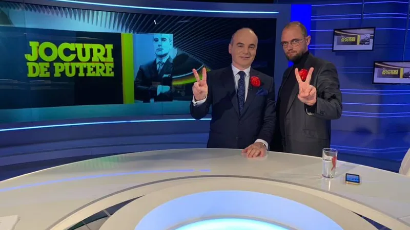 Rareș Bogdan și Oreste Teodorescu. Foto Facebook