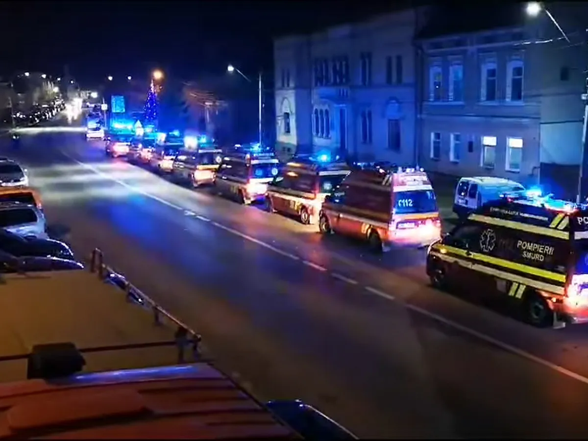 PLAN ROȘU! De la Balul Însuraților, 30 de persoane au ajuns direct la spital. Ce s-a petrecut - Foto: captură video