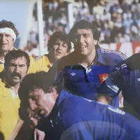 Constantin Dinu "Capone" într-un meci cu Franța Foto: arhiva personală