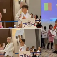 Un băiețel de opt ani din Constanța a obținut medalia de aur, la categoria 7-8 ani, la Olimpiada Internațională de Aritmetică Mentală organizată în Antalya. / Foto: dobrogea.tv