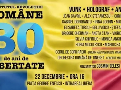 Afișul concertului și trupele participante