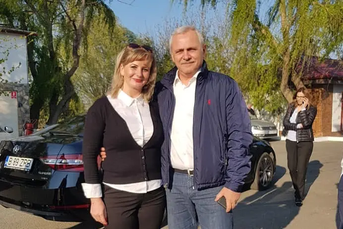 Roxana Pațurcă și Liviu Dragnea/FOTO: Facebook