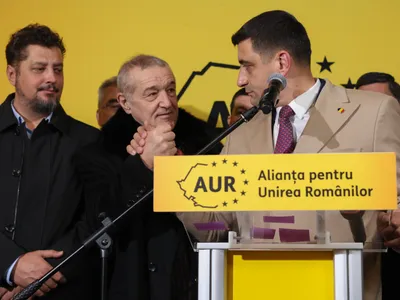 George Simion l-a „executat” pe Claudiu Târziu - Foto: INQUAM PHOTOS / Călin George