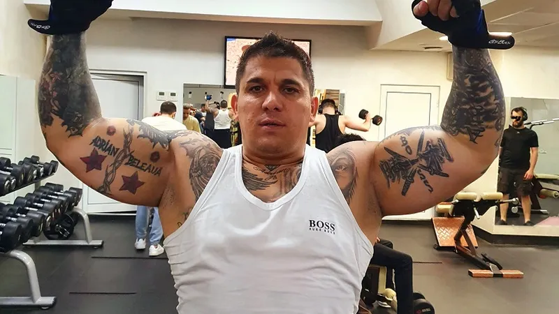 Interlopul Adrian "Beleaua" Corduneanu, reținut după ce i-a cerut taxă de protecție unui afacerist Foto: Facebook