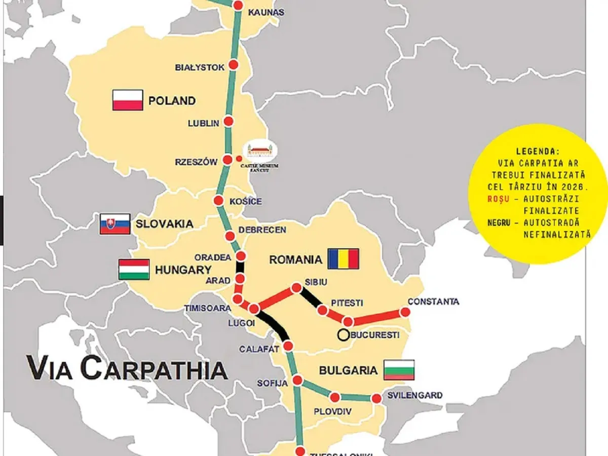 Harta Via Carpatica - Foto: Arhiva