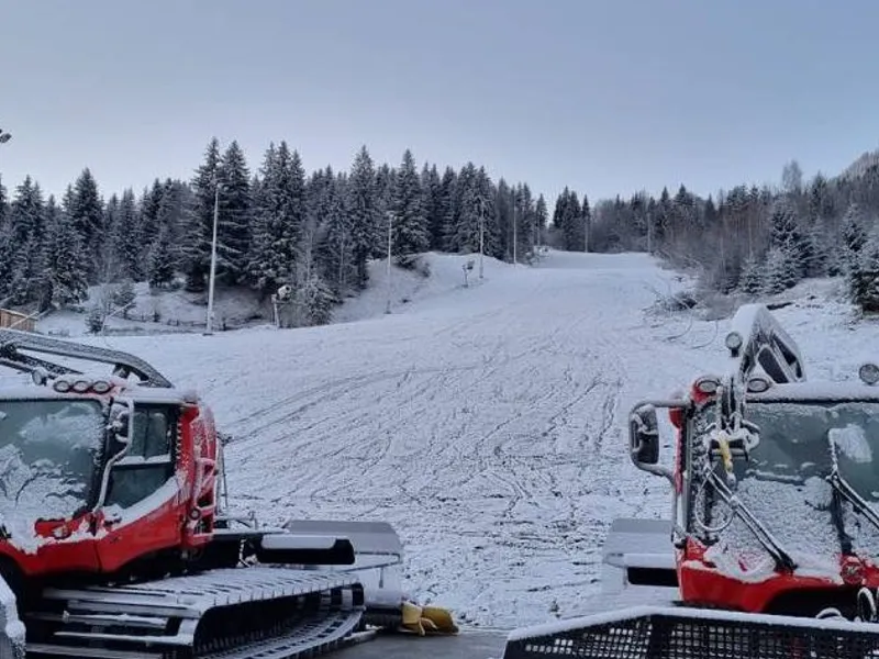 Prima pârtie de dimensiuni olimpice din România, inaugurată la Borșa după 80 de ani. / Foto: sportall.ro