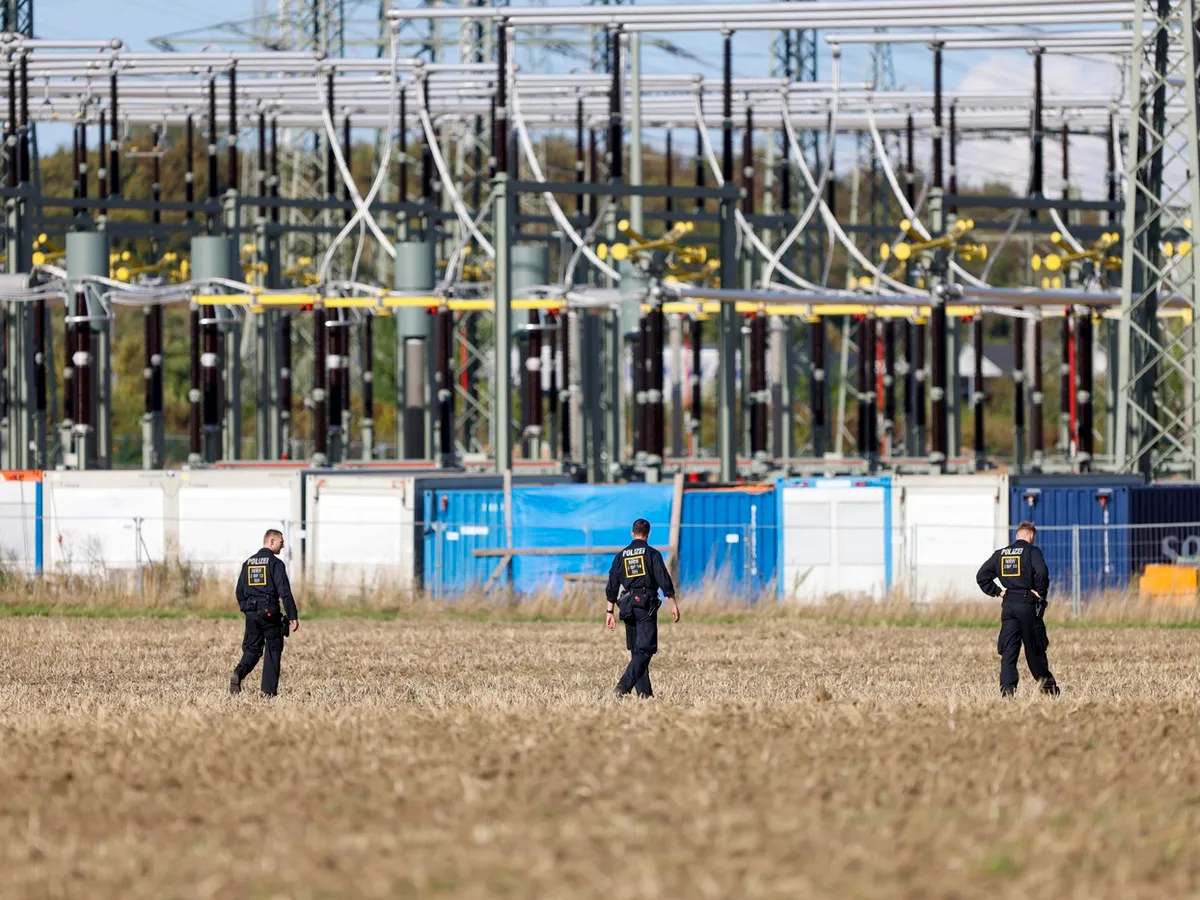Suspectul în sabotajele substațiilor electrice din Germania, arestat. Daniel V. spune că a acționat singur