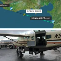 Un avion de pasageri care transporta 10 persoane a dispărut subit în aer în Alaska - FOTO: X - Captura foto
