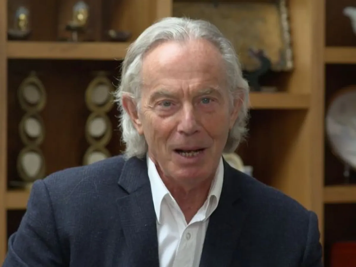 Noul look al lui Tony Blair/Foto: Star