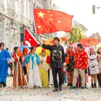 Reprezentanți ai Institutului Confucius la Cluj - Foto: Facebook / ConfuciusInstituteUBB/photos