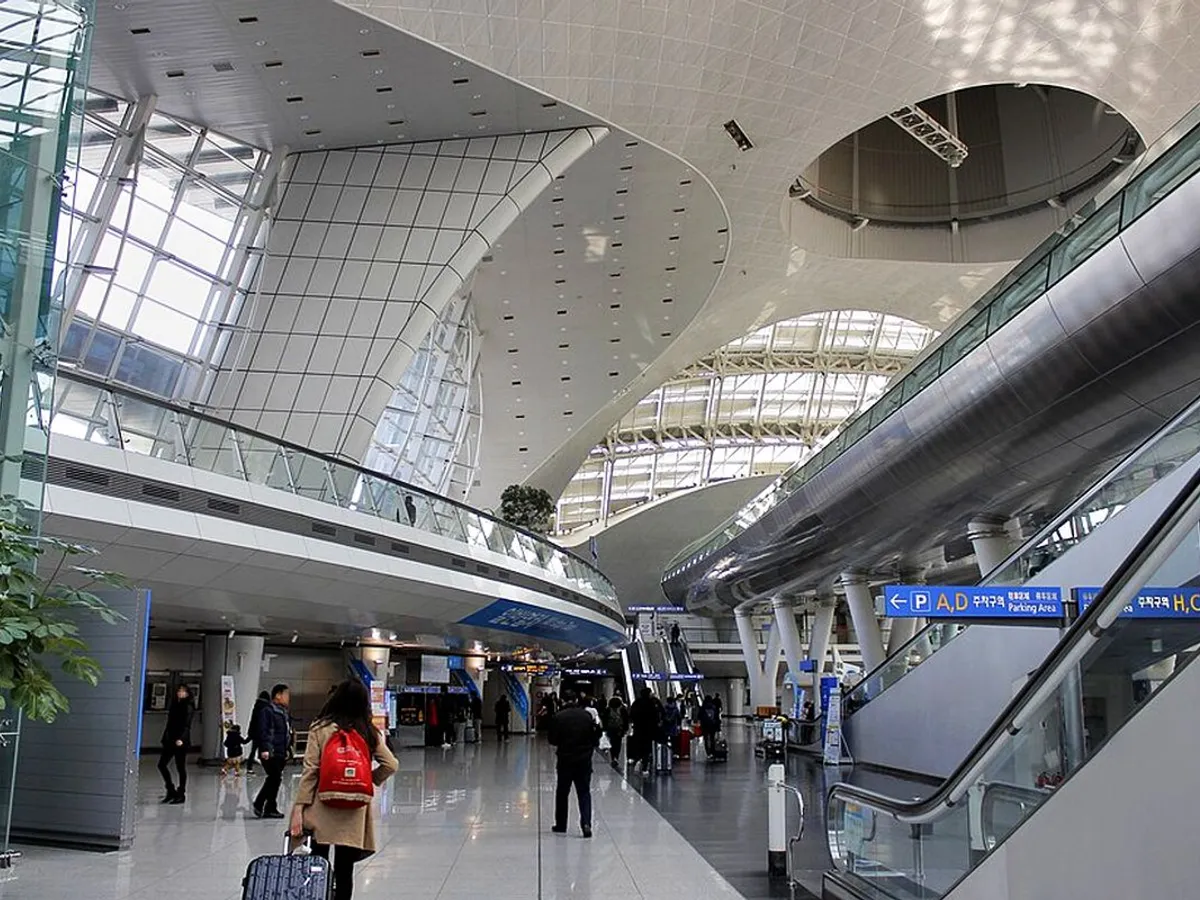 Flux de pasageri în interiorul Aeroportului Incheon - Foto: Wikimedia/Minseong Kim/CC BY-SA 4.0