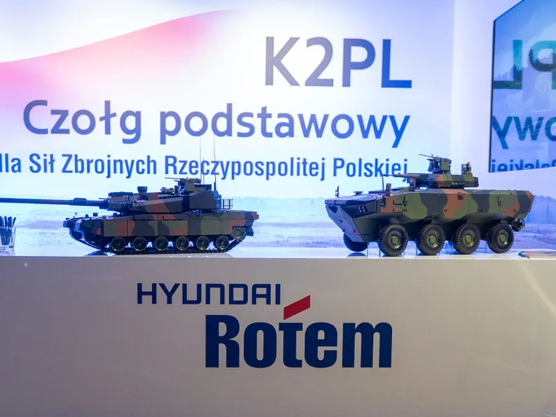 Tancuri K2 Black Panther fabricate de Hyundai Rotem pentru echiparea Forțelor Armate Poloneze - Foto: Profimedia Images (imagine cu rol ilustrativ)