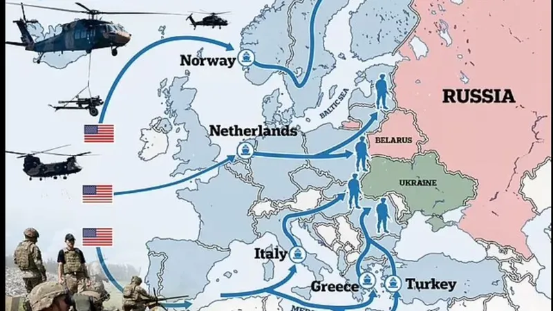 Mai sunt doi ani până la războiul NATO-Rusia. Franța desfășoară 37 de tancuri Leclerc în România - Foto: Daily Mail (imagine cu caracter ilustrativ)
