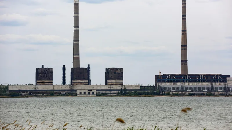 Centrala electrică de la Svitlodarsk. / Foto: Profimedia