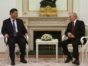 Putin l-a primit pe Xi Jinping la Kremlin-Foto: Profimedia Images